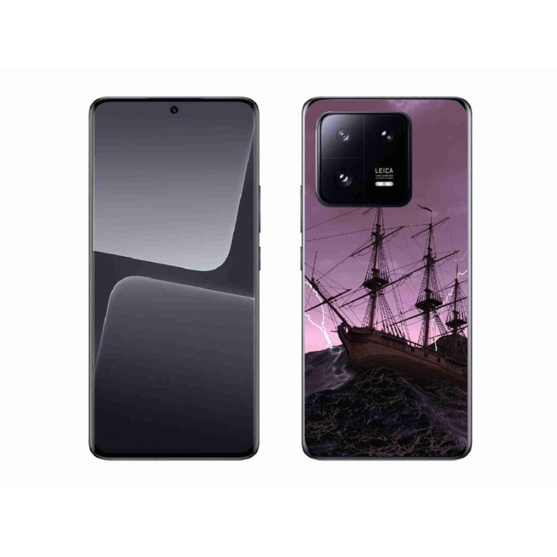 Gelový kryt mmCase na mobil Xiaomi 13 Pro - loď v bouři
