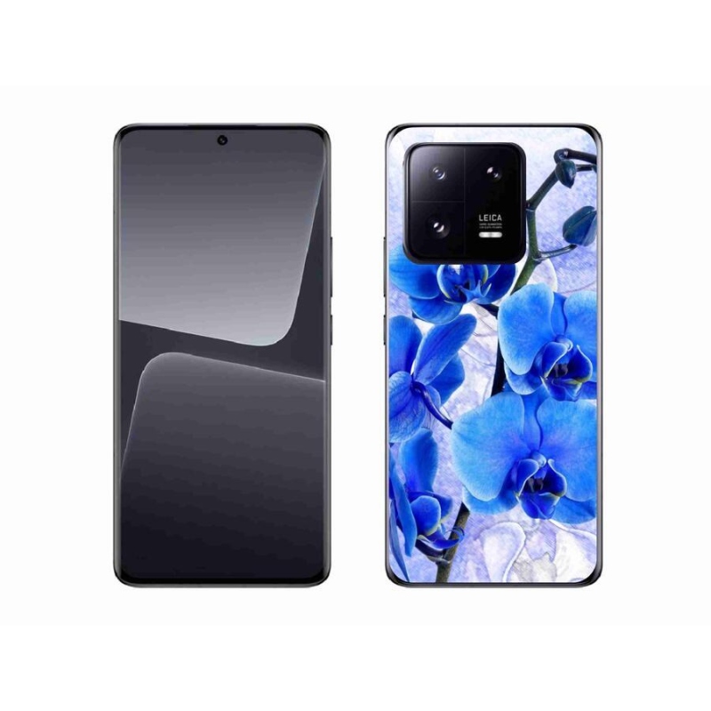 Gelový kryt mmCase na mobil Xiaomi 13 Pro - modré květy
