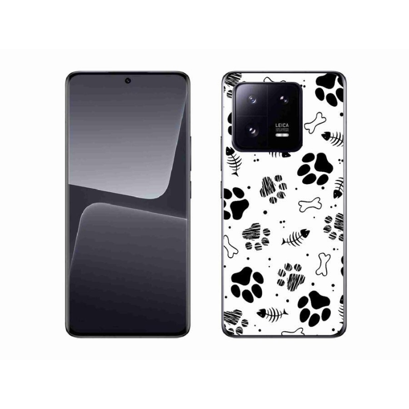 Gelový kryt mmCase na mobil Xiaomi 13 Pro - psí tlapky 1