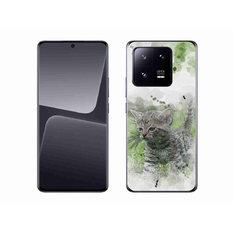 Gelový kryt mmCase na mobil Xiaomi 13 Pro - roztomilé kotě 1
