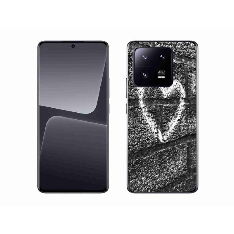 Gelový kryt mmCase na mobil Xiaomi 13 Pro - srdce na zdi