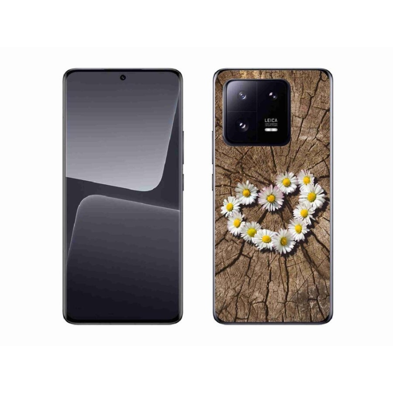 Gelový kryt mmCase na mobil Xiaomi 13 Pro - srdce z kopretin