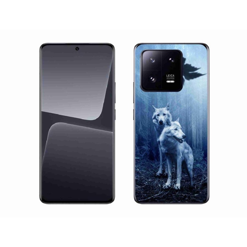 Gelový kryt mmCase na mobil Xiaomi 13 Pro - vlci v lese