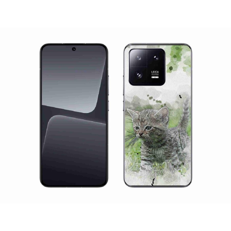 Gelový kryt mmCase na mobil Xiaomi 13 - roztomilé kotě 1