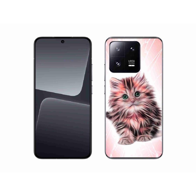 Gelový kryt mmCase na mobil Xiaomi 13 - roztomilé kotě