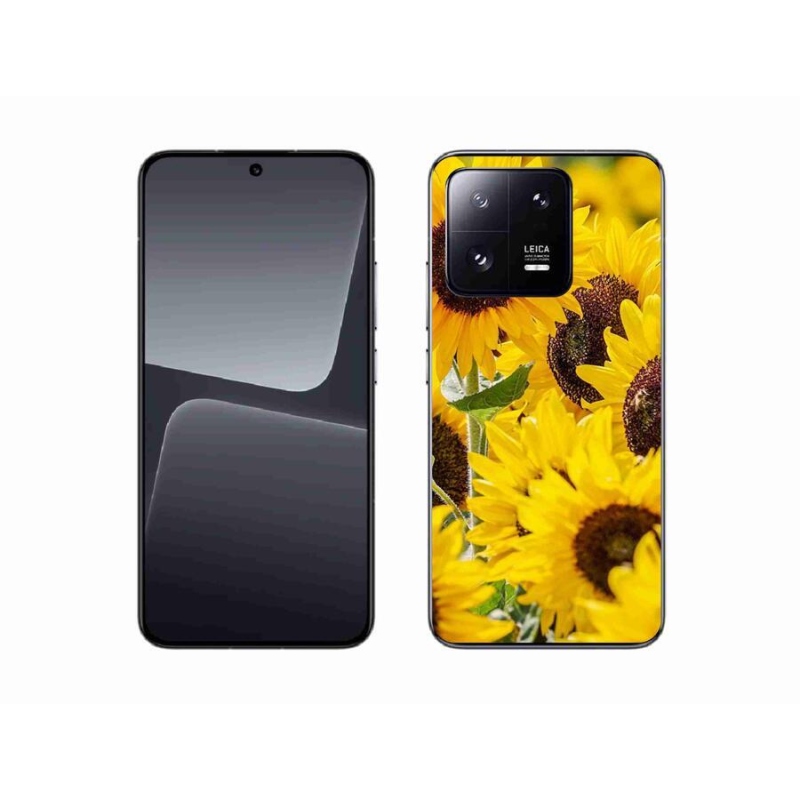 Gelový kryt mmCase na mobil Xiaomi 13 - slunečnice