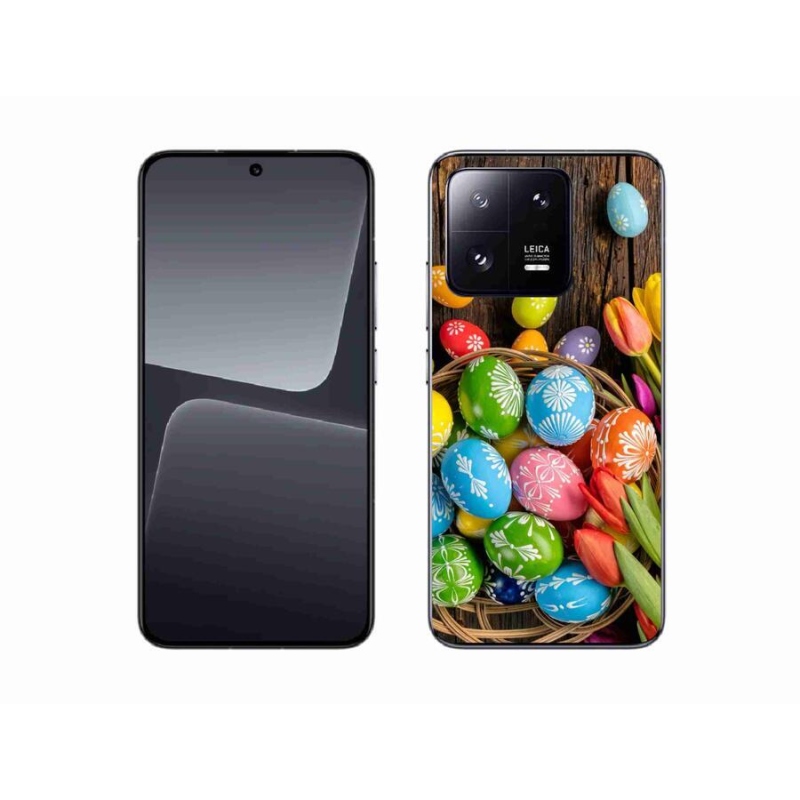 Gelový kryt mmCase na mobil Xiaomi 13 - velikonoční vajíčka