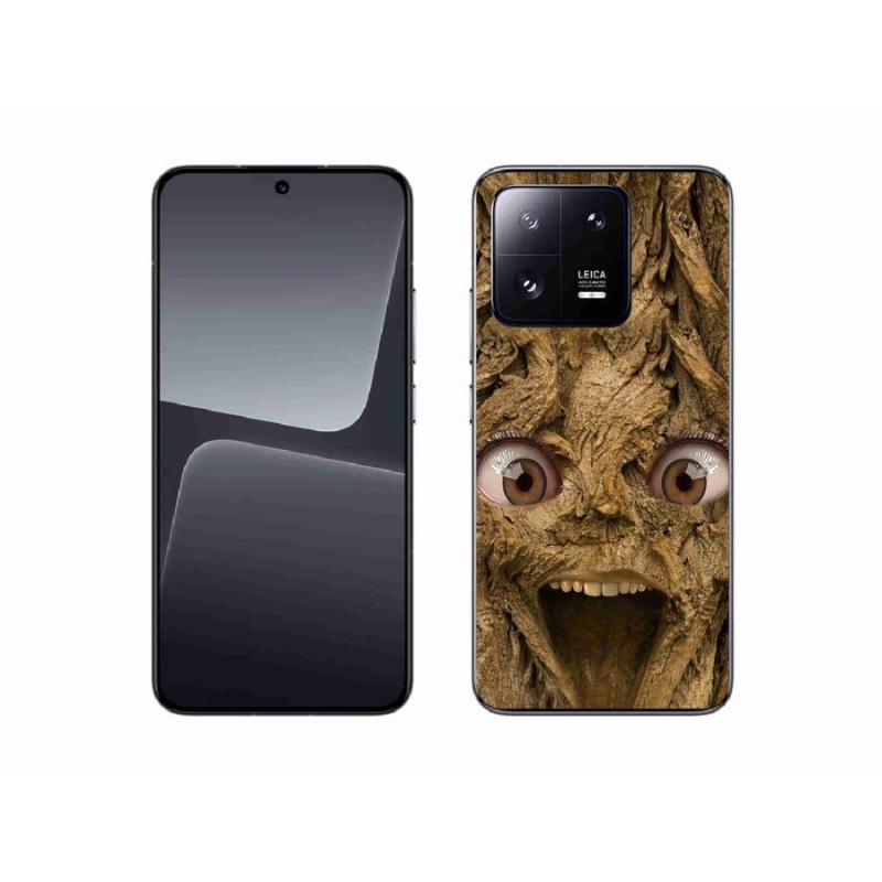 Gelový kryt mmCase na mobil Xiaomi 13 - veselý strom s očima