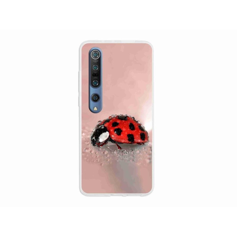 Gelový kryt mmCase na mobil Xiaomi Mi 10 - beruška