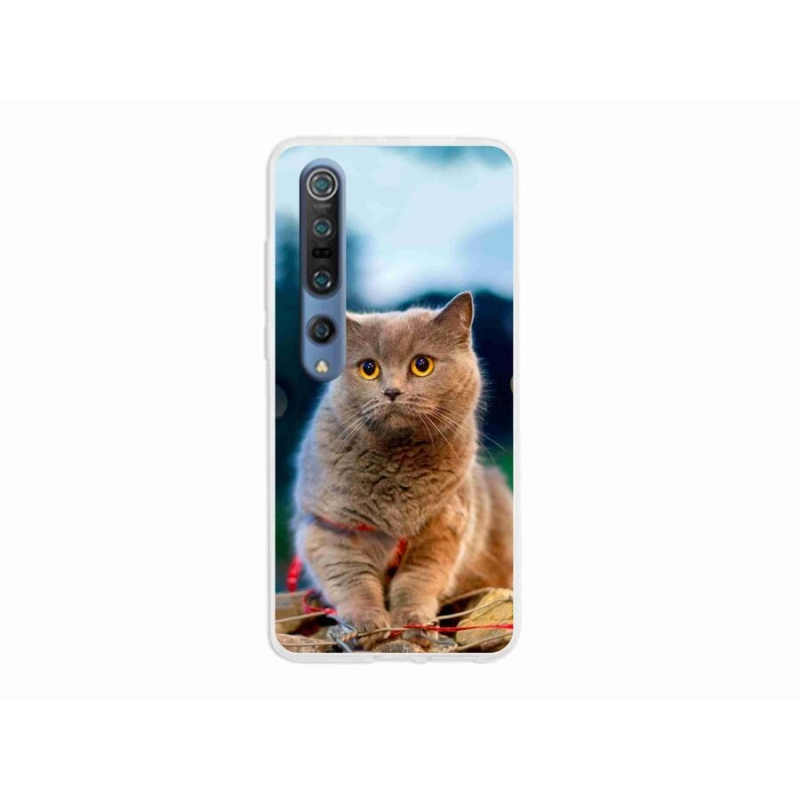 Gelový kryt mmCase na mobil Xiaomi Mi 10 - britská modrá 2