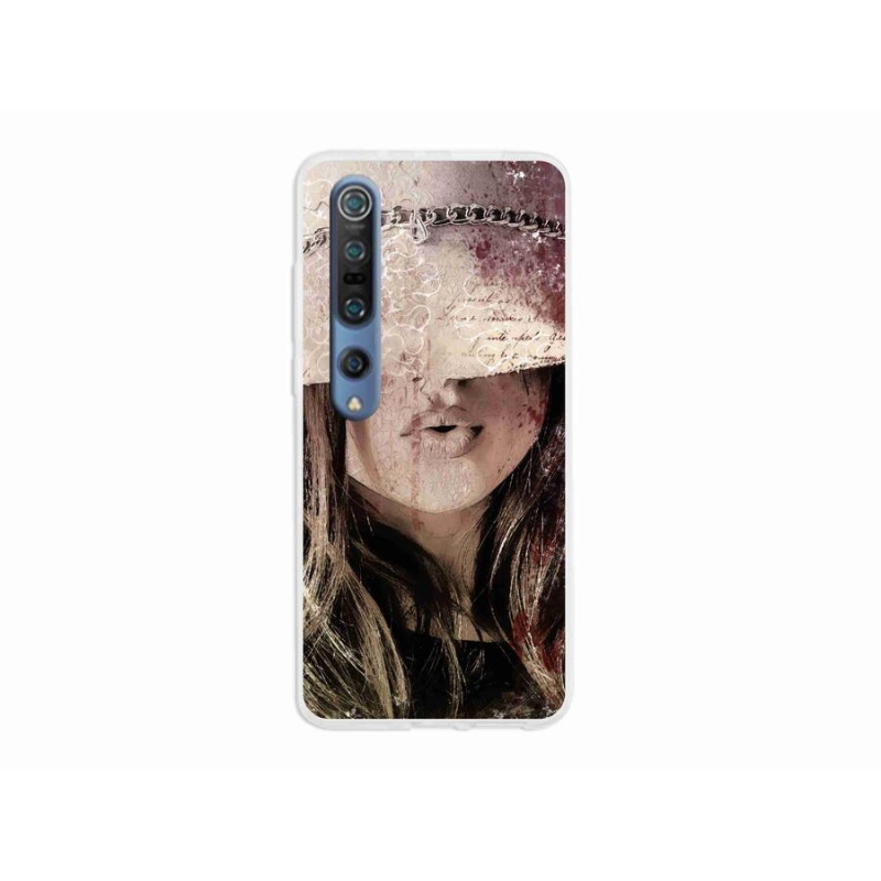 Gelový kryt mmCase na mobil Xiaomi Mi 10 - dívka