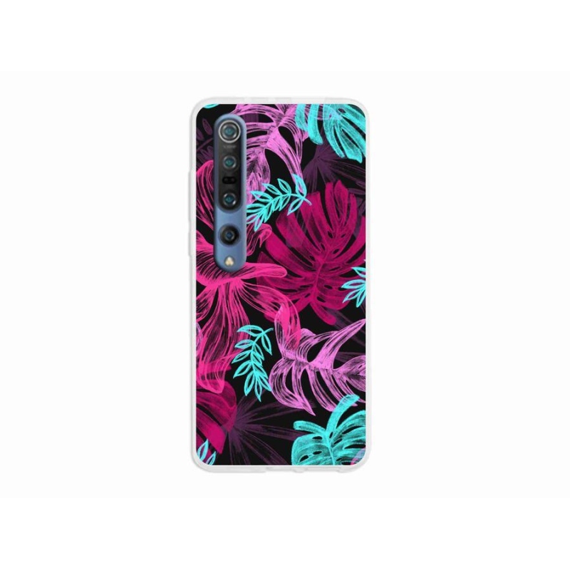Gelový kryt mmCase na mobil Xiaomi Mi 10 - květiny 1