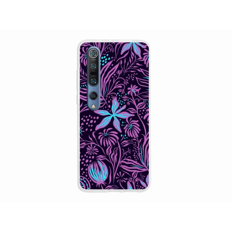 Gelový kryt mmCase na mobil Xiaomi Mi 10 - květiny 2