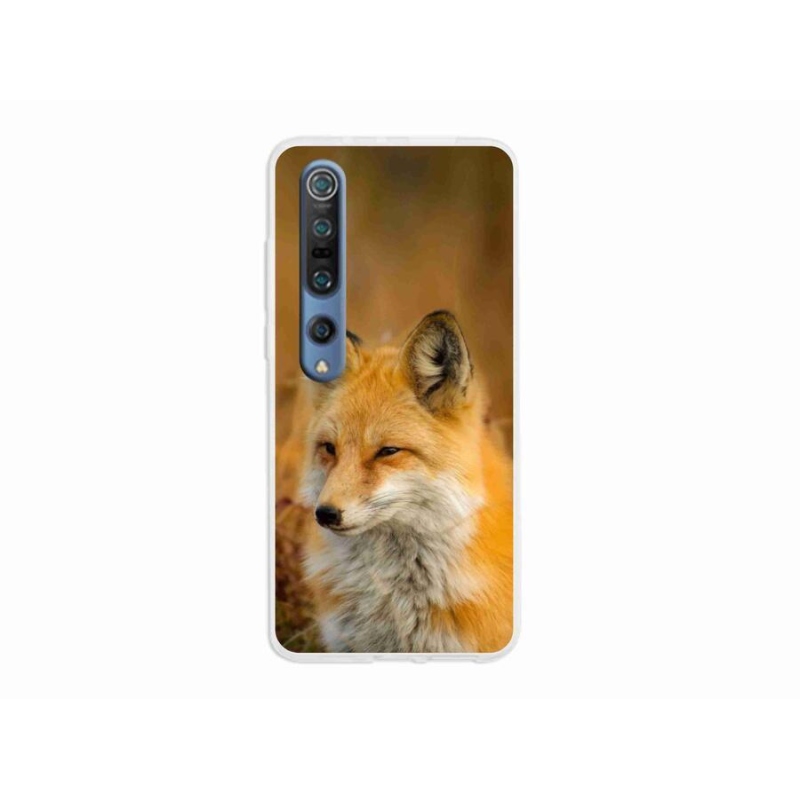 Gelový kryt mmCase na mobil Xiaomi Mi 10 - liška