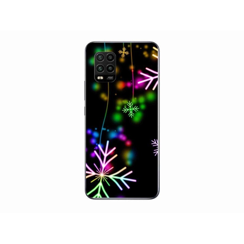 Gelový kryt mmCase na mobil Xiaomi Mi 10 Lite - barevné vločky