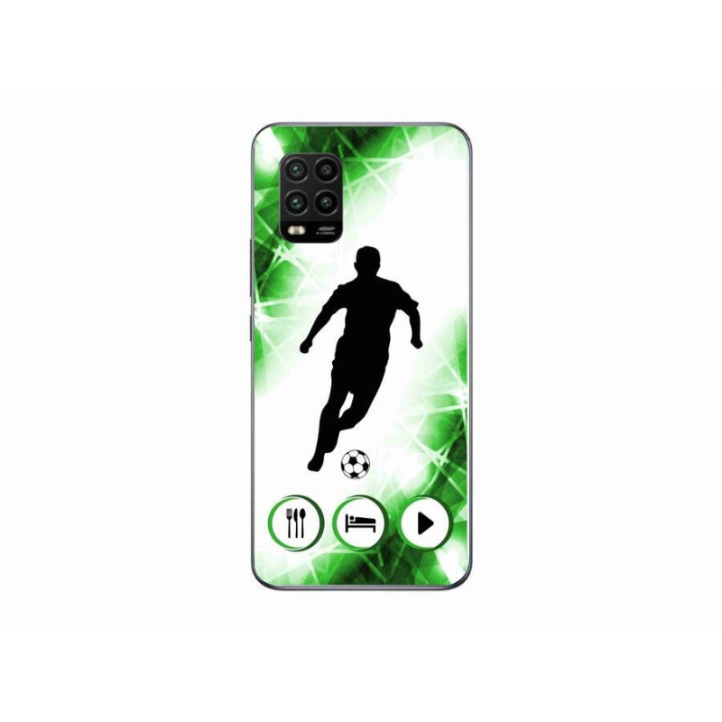 Gelový kryt mmCase na mobil Xiaomi Mi 10 Lite - fotbalista