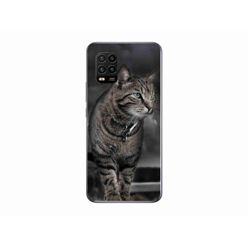 Gelový kryt mmCase na mobil Xiaomi Mi 10 Lite - kočka
