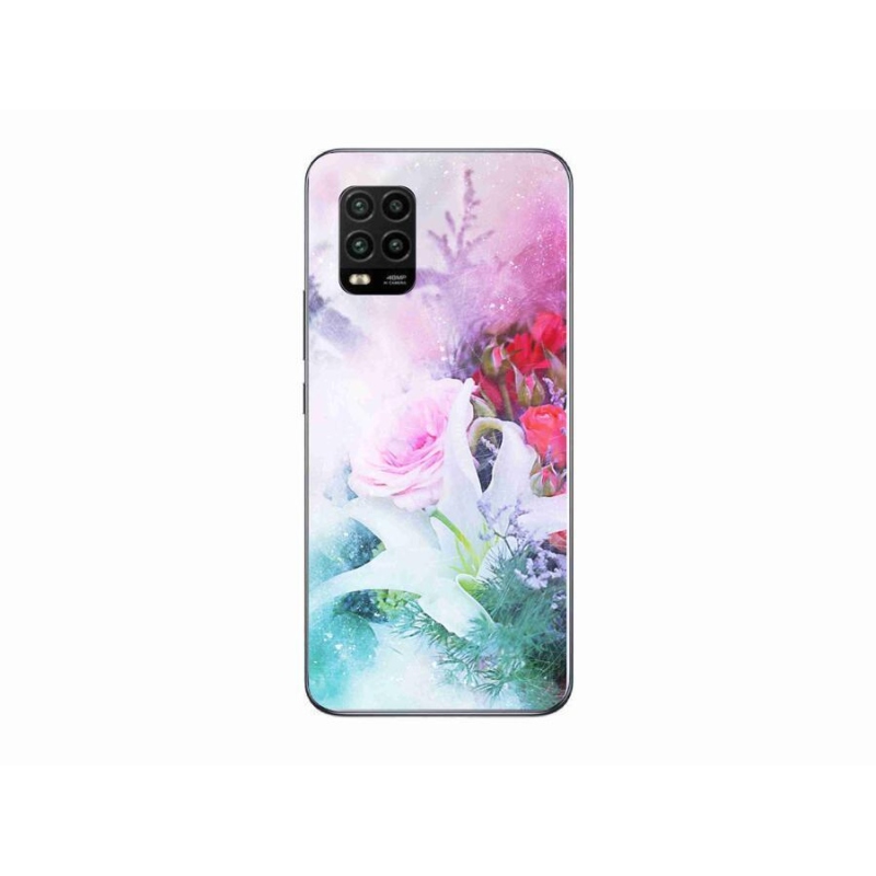 Gelový kryt mmCase na mobil Xiaomi Mi 10 Lite - květiny 4