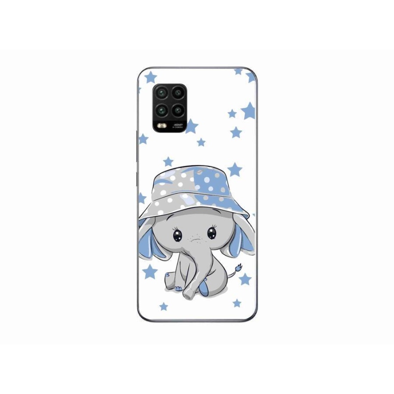 Gelový kryt mmCase na mobil Xiaomi Mi 10 Lite - modrý slon