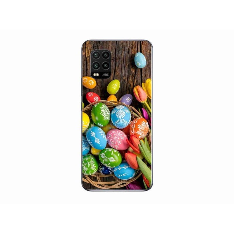 Gelový kryt mmCase na mobil Xiaomi Mi 10 Lite - velikonoční vajíčka