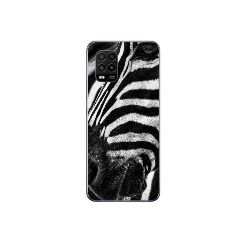 Gelový kryt mmCase na mobil Xiaomi Mi 10 Lite - zebra