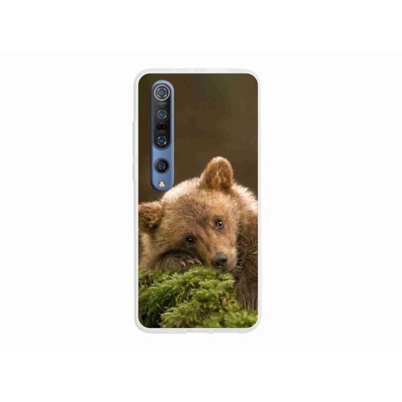 Gelový kryt mmCase na mobil Xiaomi Mi 10 - medvěd
