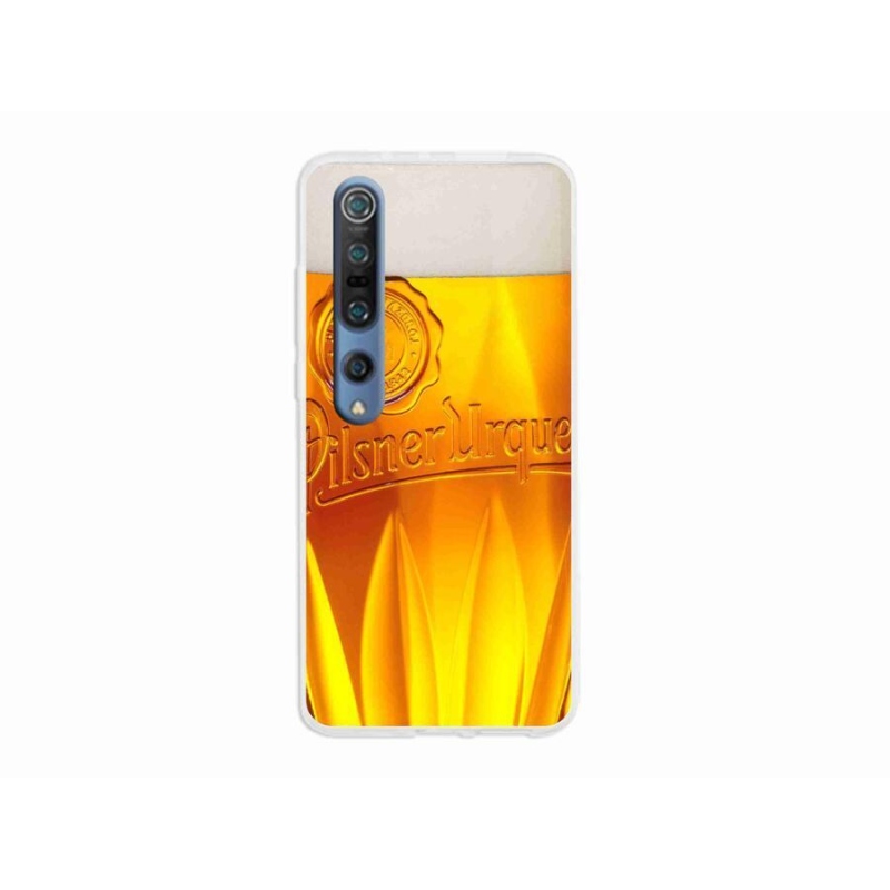 Gelový kryt mmCase na mobil Xiaomi Mi 10 - pivo