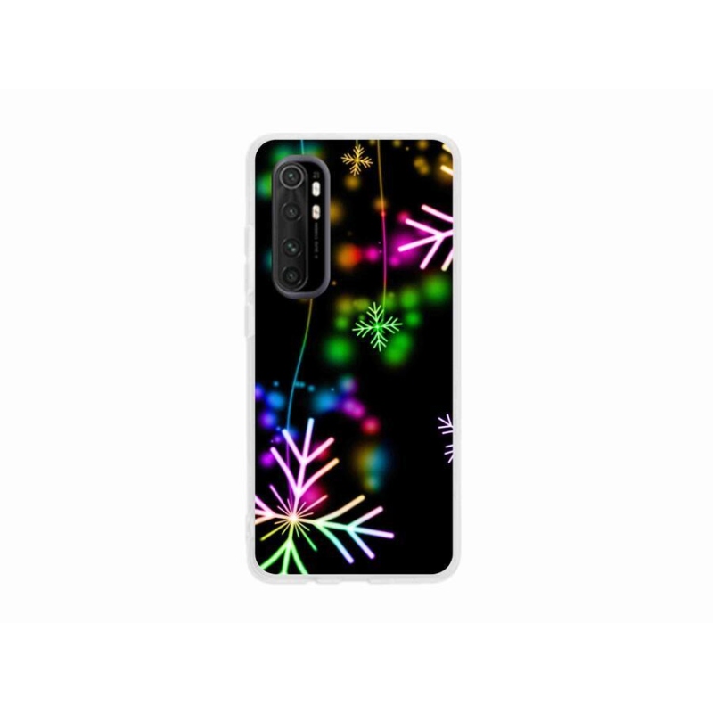 Gelový kryt mmCase na mobil Xiaomi Mi 10 Pro - barevné vločky