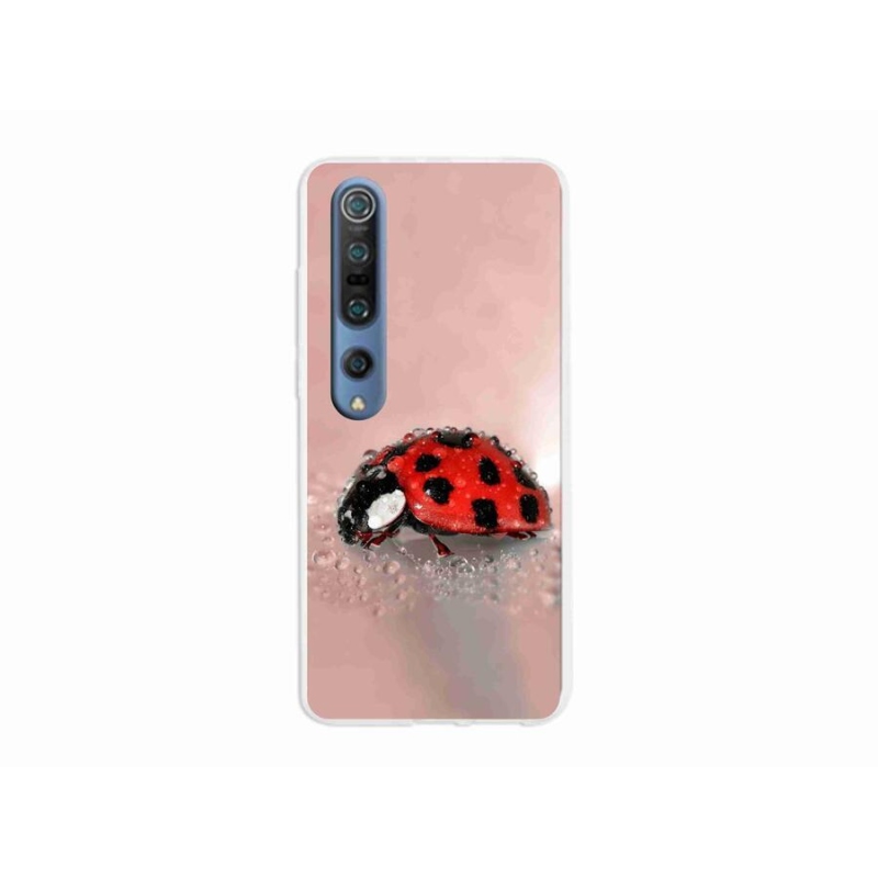Gelový kryt mmCase na mobil Xiaomi Mi 10 Pro - beruška