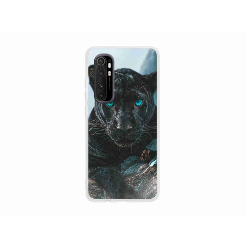 Gelový kryt mmCase na mobil Xiaomi Mi 10 Pro - černý panter