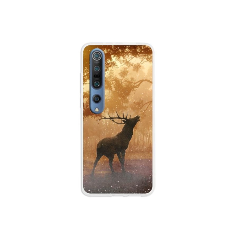 Gelový kryt mmCase na mobil Xiaomi Mi 10 Pro - jelen v říji