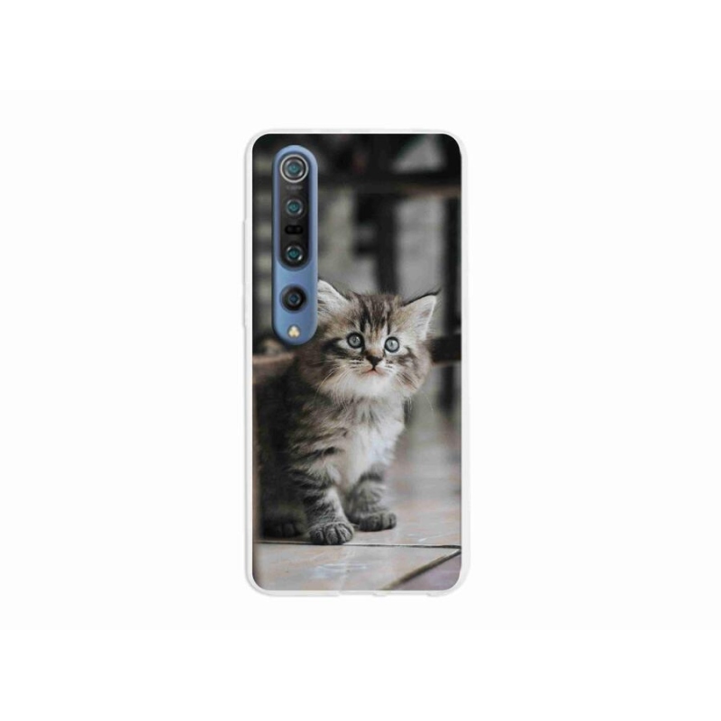 Gelový kryt mmCase na mobil Xiaomi Mi 10 Pro - koťátko