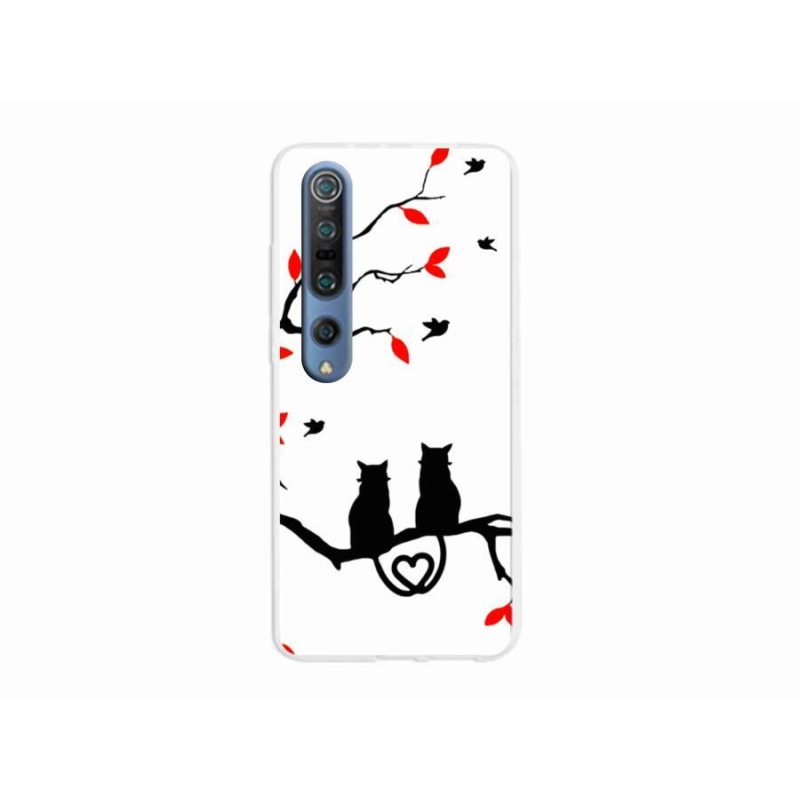 Gelový kryt mmCase na mobil Xiaomi Mi 10 Pro - kočičí láska