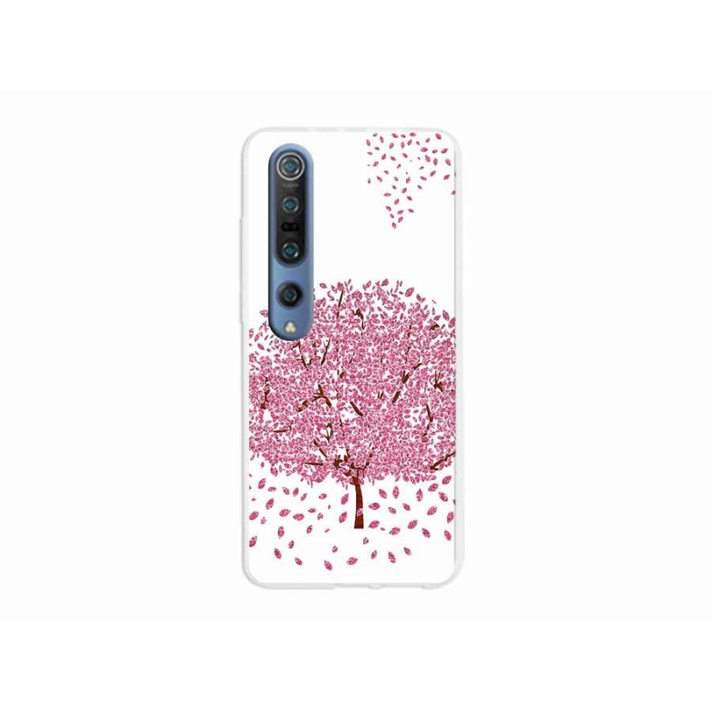 Gelový kryt mmCase na mobil Xiaomi Mi 10 Pro - kreslený strom s listy