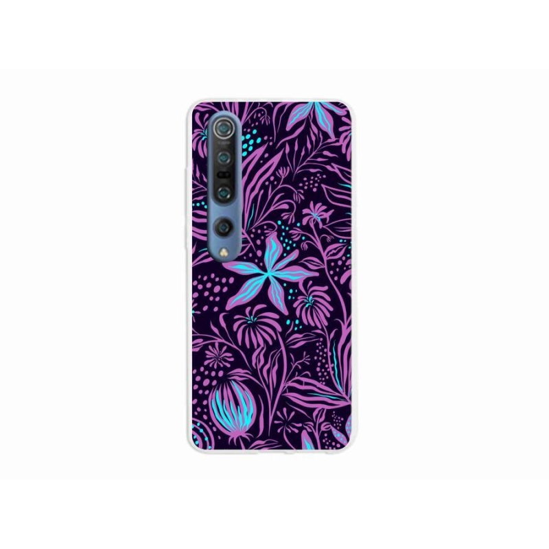 Gelový kryt mmCase na mobil Xiaomi Mi 10 Pro - květiny 2