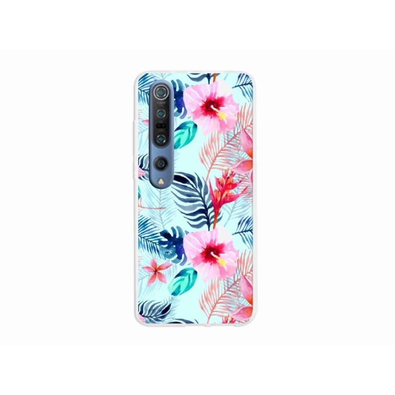 Gelový kryt mmCase na mobil Xiaomi Mi 10 Pro - květiny