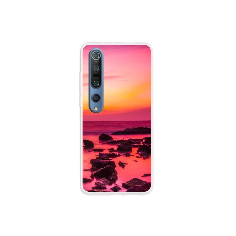 Gelový kryt mmCase na mobil Xiaomi Mi 10 Pro - moře a záře