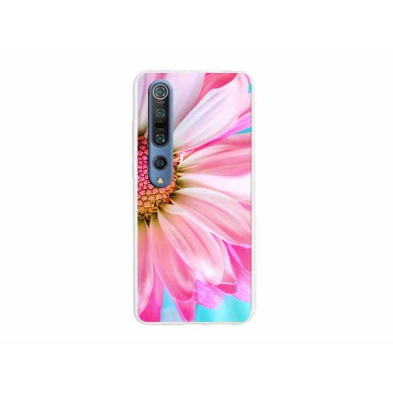 Gelový kryt mmCase na mobil Xiaomi Mi 10 Pro - růžová květina