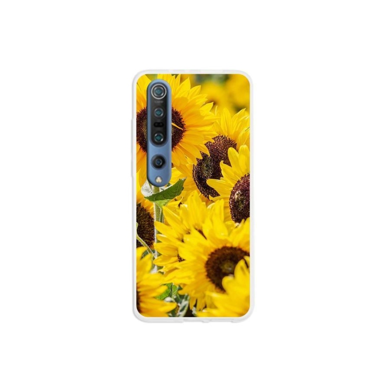 Gelový kryt mmCase na mobil Xiaomi Mi 10 Pro - slunečnice