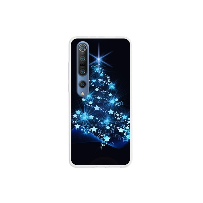 Gelový kryt mmCase na mobil Xiaomi Mi 10 Pro - vánoční stromek