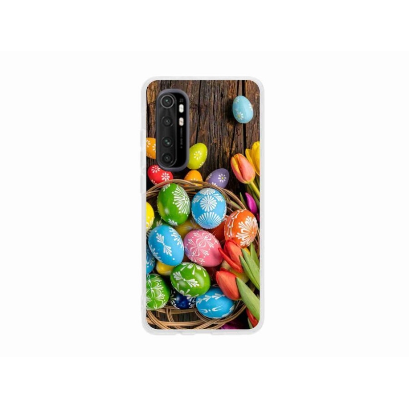 Gelový kryt mmCase na mobil Xiaomi Mi 10 Pro - velikonoční vajíčka
