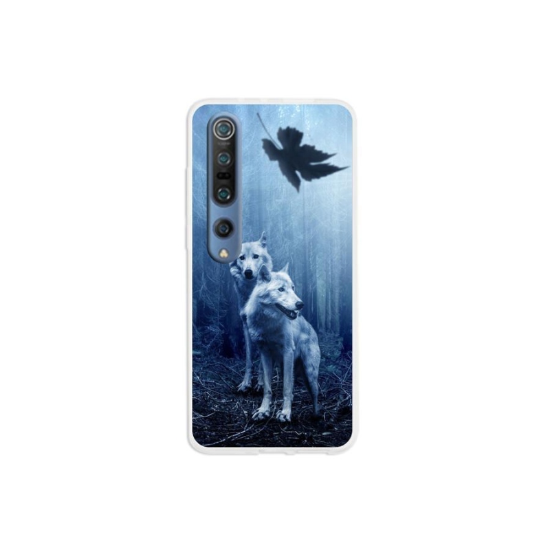 Gelový kryt mmCase na mobil Xiaomi Mi 10 Pro - vlci v lese