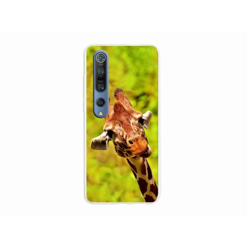Gelový kryt mmCase na mobil Xiaomi Mi 10 Pro - žirafa