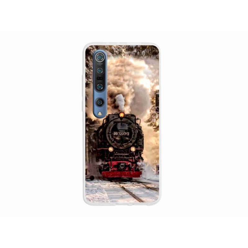 Gelový kryt mmCase na mobil Xiaomi Mi 10 - vlak