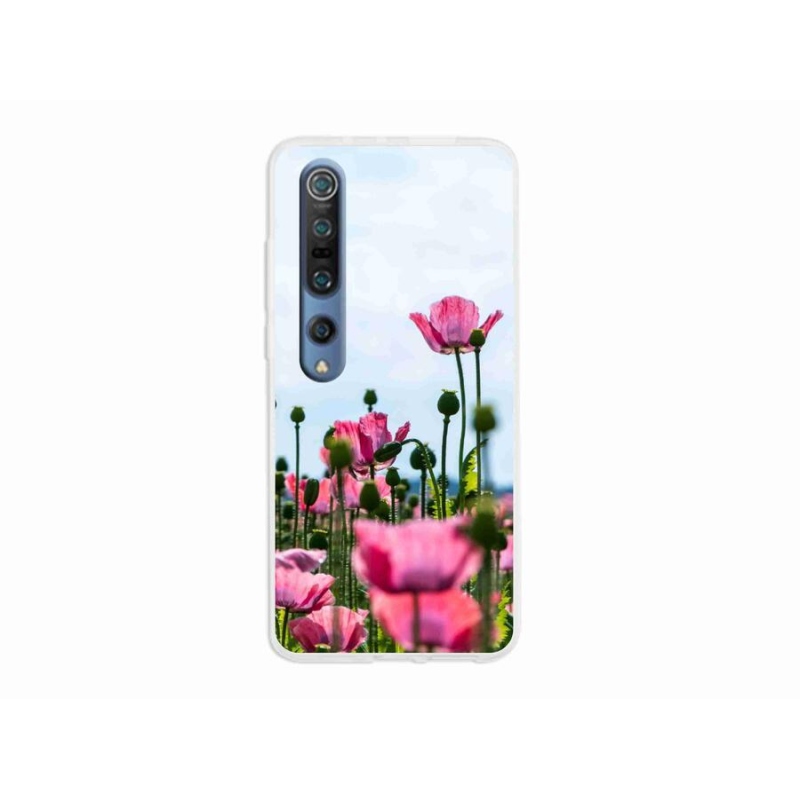 Gelový kryt mmCase na mobil Xiaomi Mi 10 - vlčí mák