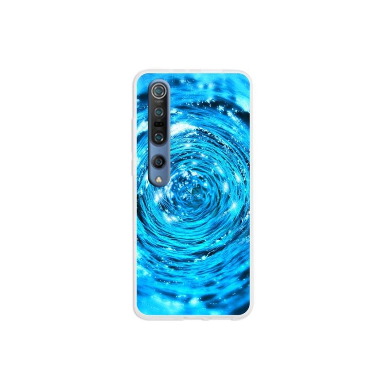 Gelový kryt mmCase na mobil Xiaomi Mi 10 - vodní vír
