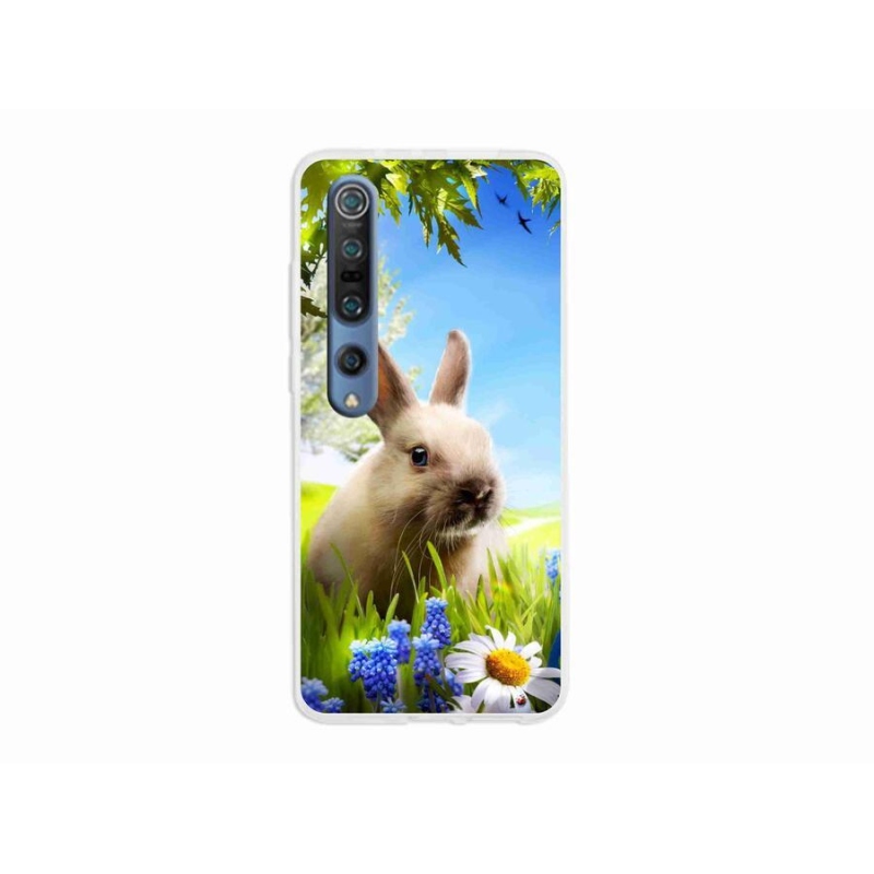 Gelový kryt mmCase na mobil Xiaomi Mi 10 - zajíček