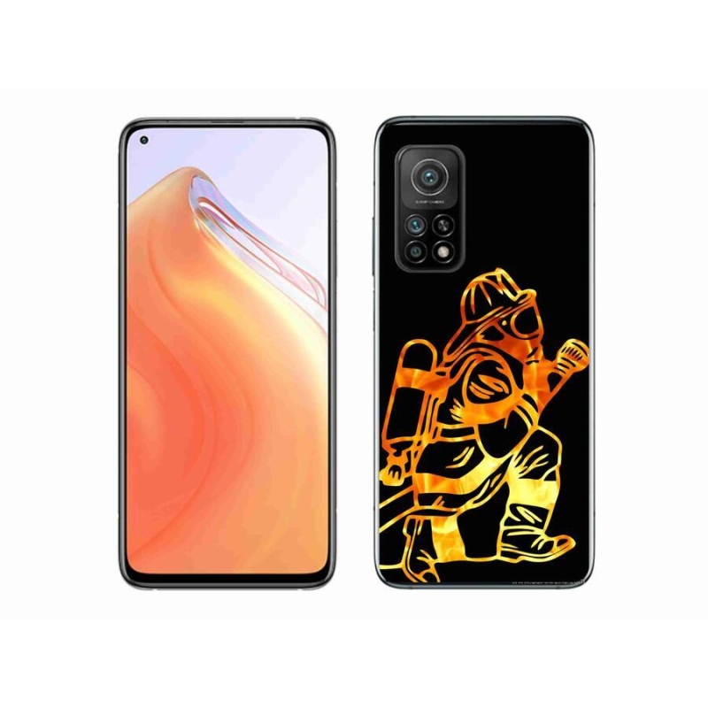 Gelový kryt mmCase na mobil Xiaomi Mi 10T 5G - hasič 1