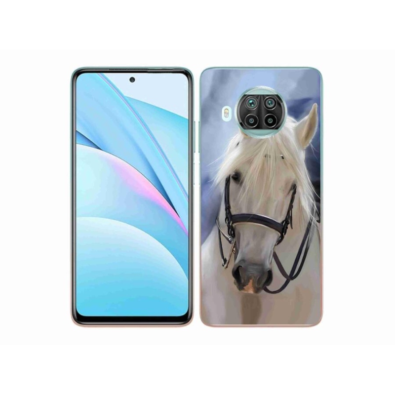 Gelový kryt mmCase na mobil Xiaomi Mi 10T Lite 5G - bílý kůň
