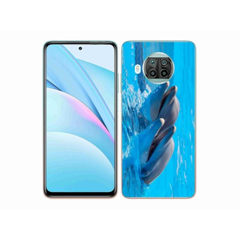 Gelový kryt mmCase na mobil Xiaomi Mi 10T Lite 5G - delfíni